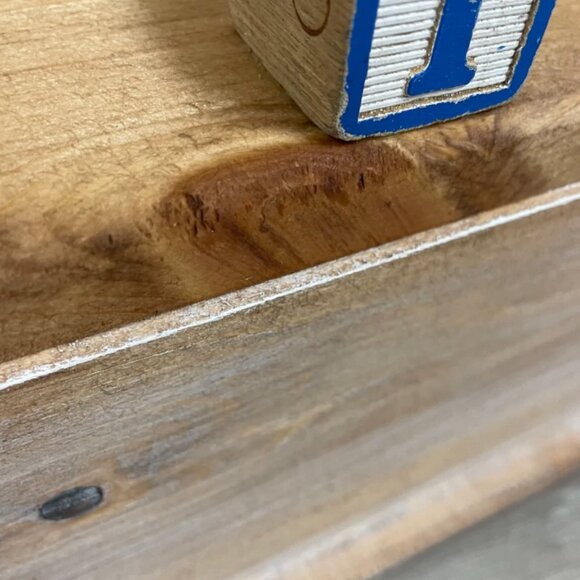 Small unique upcycled wood chest for baby/kids_ Home decoration - Picture 2 of 4